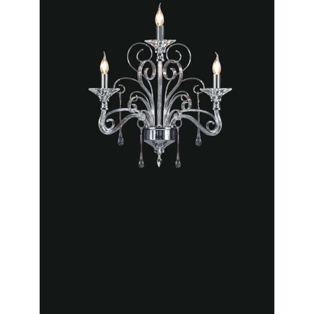 Collection Orchidea Wall Lamp in Metal and Crystal by Jago For Sale - Image 6 of 9