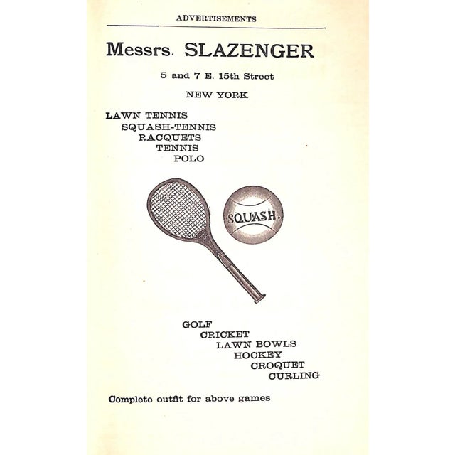 "The Game of Squash" 1901 Miles, Eustace For Sale - Image 4 of 14