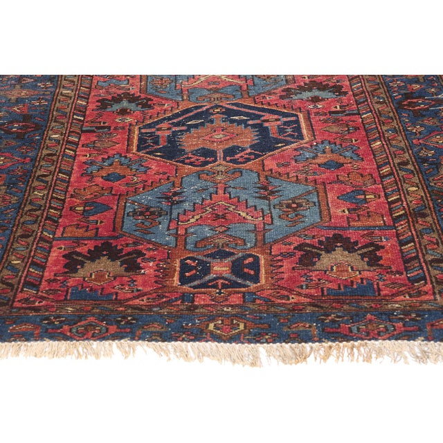 Antique Persian Malayer Rug, 03'05 X 06'00 For Sale - Image 4 of 10