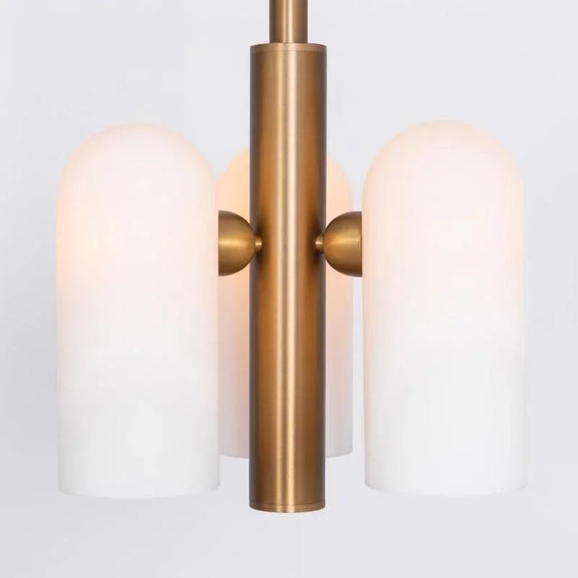 Odyssey 3 Brass Pendant Light by Schwung For Sale - Image 4 of 5
