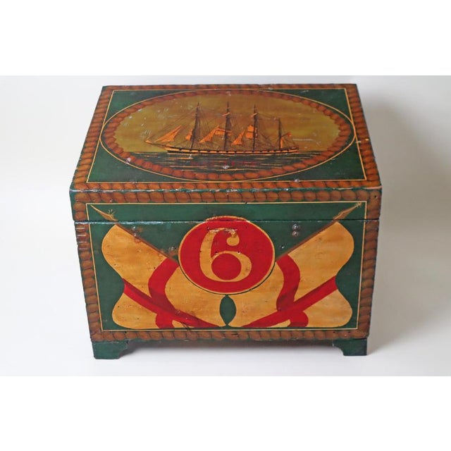 Sailing Ship Neptune V. R. Deck Games Chest, 1890s For Sale - Image 15 of 16
