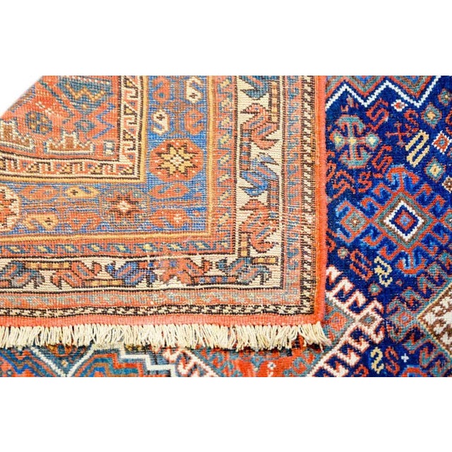 Early 20th Century Ghashghaei Rug For Sale In Chicago - Image 6 of 7