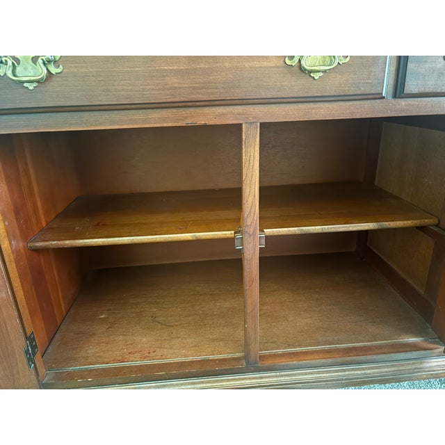 This was my grandmother’s china cabinet. It’s in great condition and I love that the inside lights up to show off the...