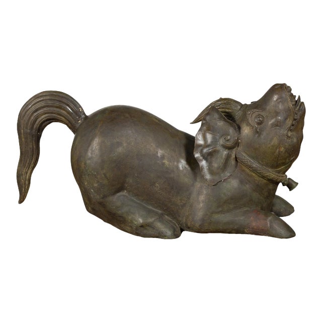 Mid 19th Century Celebes Island Hand-Tooled Temple Monster Sculpture For Sale