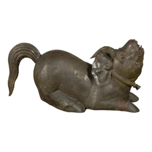 Mid 19th Century Celebes Island Hand-Tooled Temple Monster Sculpture