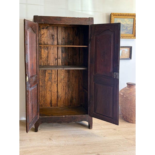18th c. French Oak Cabinet For Sale - Image 9 of 9