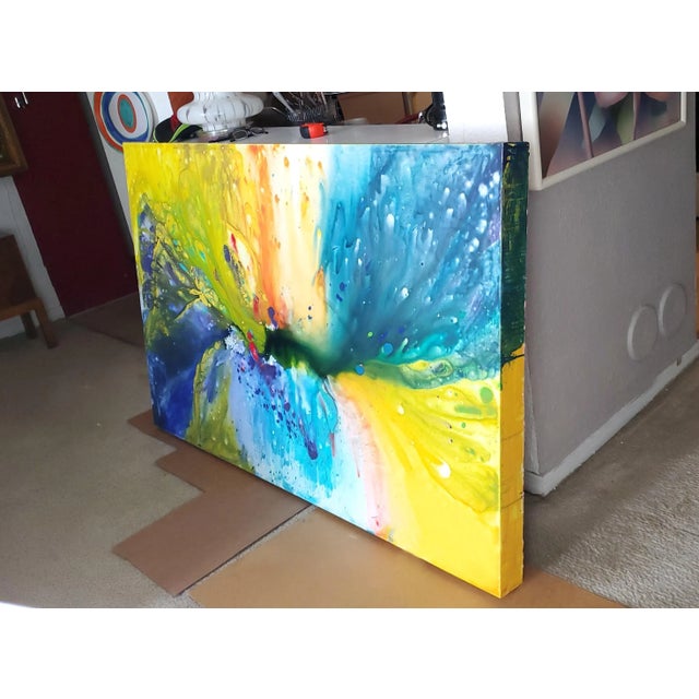 Contemporary Abstract Original Painting 1985 For Sale - Image 13 of 14