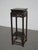 1970s Vintage Oriental Asian Solid Carved Wood Plant Stand Side Table For Sale - Image 5 of 12
