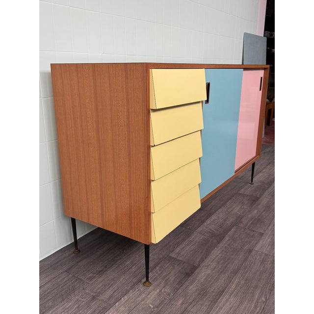 Mid-Century Modern Vintage Italian Sideboard, 1960s For Sale - Image 3 of 17