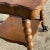 1910s Antique Oak Claw and Ball Foot Parlor Table For Sale - Image 5 of 12