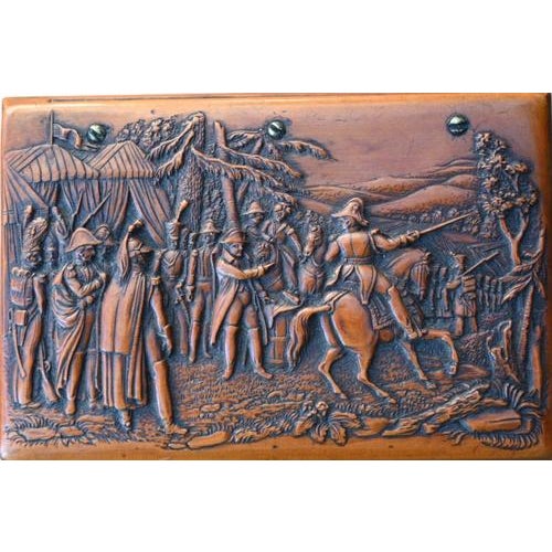 Period: 19th century Style: Consulat, Empire Condition: Good condition Material: Solid wood Length: 11.5 cmWidth: 8 cm...