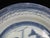 Antique Chinese Canton blue & white porcelain plate. Showing Canton village scene hand painted under glaze and measuring...