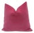 Fuchsia Velvet Decorative Throw Pillow Cover For Sale