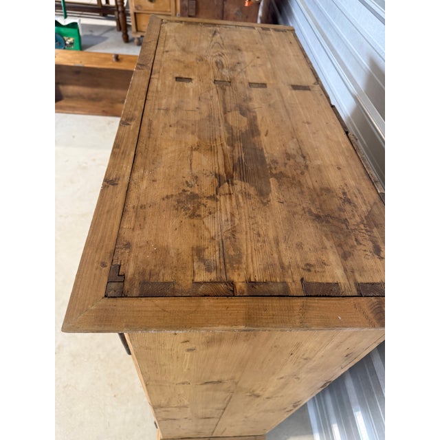 Antique Pine Food or Linen Storage Cupboard From England For Sale - Image 16 of 18
