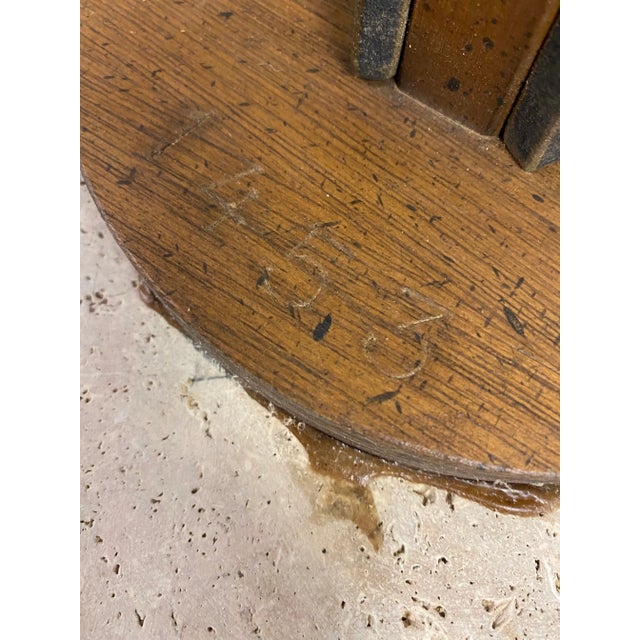 Mid-Century Modern 1970s Mid-Century Modern Italian Marble Top Table Plant Stand For Sale - Image 3 of 9