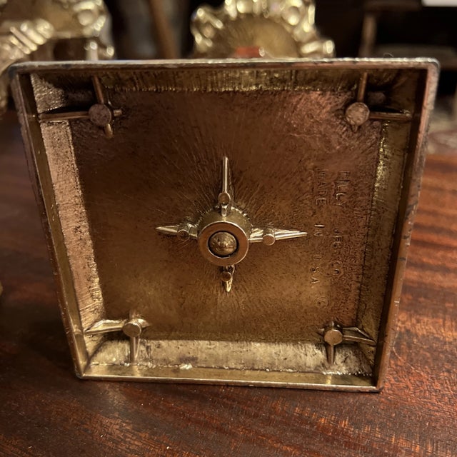 1950s Ornate Marble Based Silver Plated Candlesticks With Attached Snuffers - a Pair For Sale - Image 9 of 12