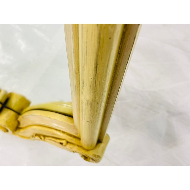 1940s Carved Giltwood Wall Mirror, Rococo Revival For Sale - Image 10 of 18