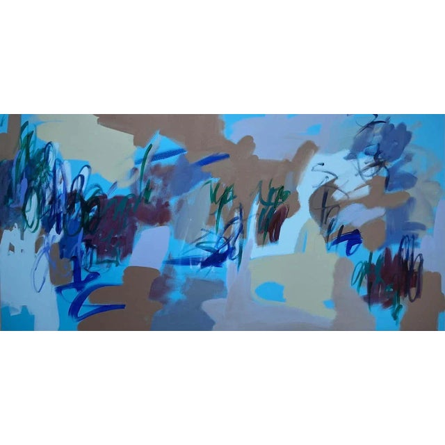 Street Art Mirtha Moreno, Large Painting Titled “Bluejay”, 2022 For Sale - Image 3 of 8