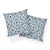 Schumacher Contemporary Schumacher Crusoe Ikat Sky Two-Sided Cotton Pillow - 20ʺW × 20"H For Sale - Image 4 of 7