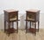 Antique Mahogany Bedside Tables, 1890s, Set of 2 For Sale - Image 6 of 10
