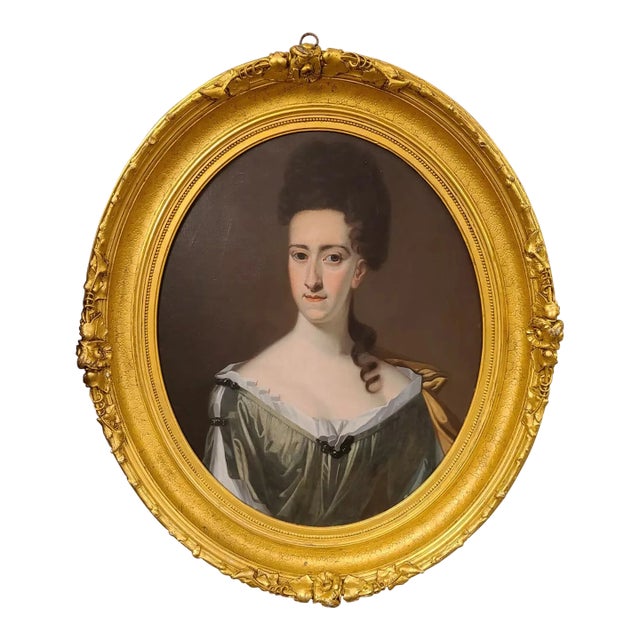 Antique 17th Century English Oil Portrait Painting Woman Michael Dahl Old Master, Framed For Sale