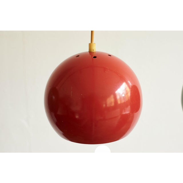 Mid-Century Pendant Lights, Denmark, 1970s, Set of 3 For Sale - Image 3 of 11