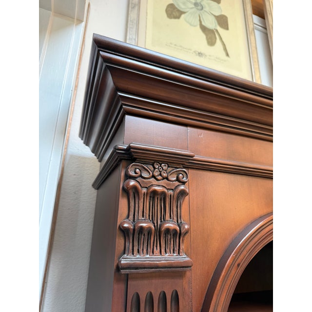 1990s Pioneer Double Arch Display Cabinet For Sale - Image 5 of 12