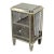Stein World Petite Two-Drawer Mirrored Chest For Sale