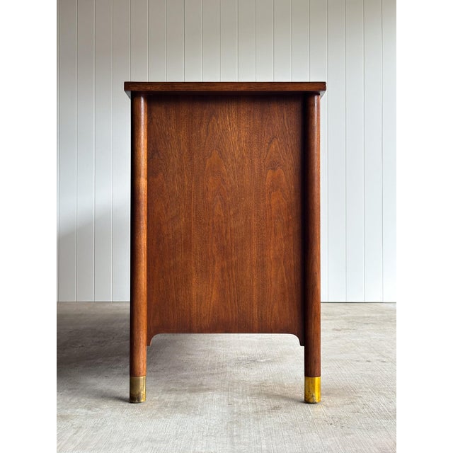 Mid-Century Modern Heritage Collection Walnut and Brass Sideboard For Sale - Image 13 of 17
