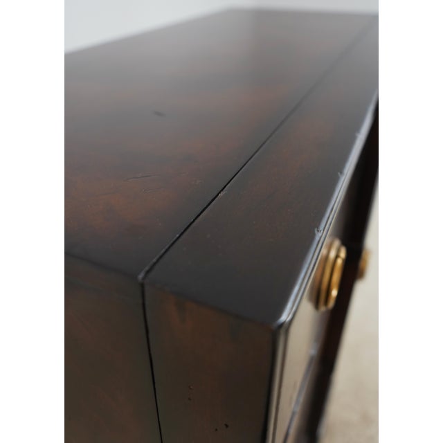 Wood Humphrey Bogart 6 Drawer Mahogany High Chest For Sale - Image 7 of 13
