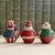 Red Vintage Scioto Santa Figurines: Uncle Sam, Santa Toymaker, Old World Santa, Set of 3 For Sale - Image 8 of 10