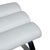 White Set of Sinus Lounge Chair and Ottoman in White Leather and Chrome from Cor For Sale - Image 8 of 18