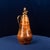 Mid-Century Modern Tobacco-Coloured Parchment and Brass Thermos by Macabo of Cusano Milanino, Italy 1950 For Sale - Image 3 of 17