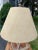 White Mid-Century Antler Table Lamp With Hand-Woven Hide Shade + Acrylic Base For Sale - Image 8 of 10