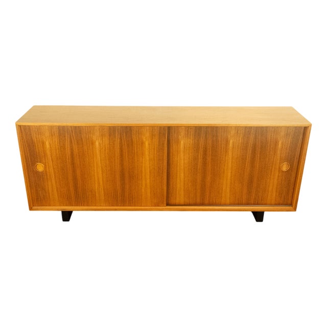 Walnut Lowboard by Lothar Wegner, 1960s For Sale