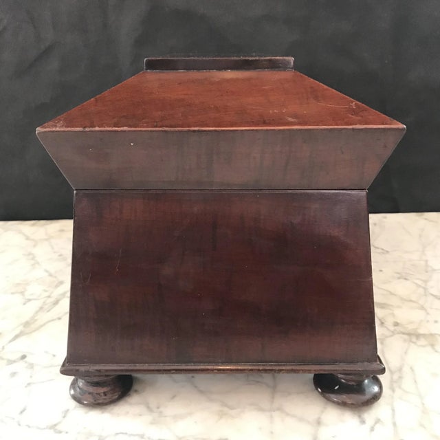Brown Early 19th Century Regency Tea Box From England For Sale - Image 8 of 10