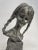 Metal Antique Metal Sculpture of Girl with Braids, 1950s For Sale - Image 7 of 10