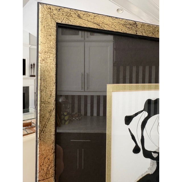 2020s Modern Acrylic and Pencil Painting on Marble Stand “Energy Within” by Es Melfi For Sale - Image 5 of 12