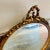 2010s Italian Oval Wall Mirror – Horizontal Gold Leaf Frame For Sale - Image 5 of 8