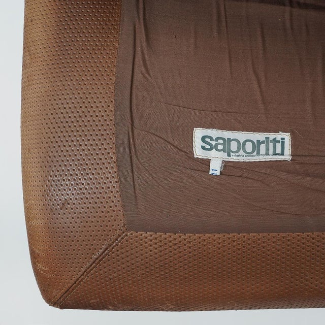 Onda Armchairs by Giovanni Offredi for Saporiti, 1970s, Set of 2 For Sale - Image 18 of 18