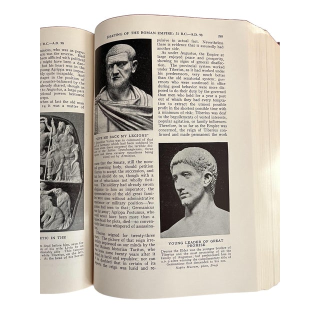 Red 1935 Edition of the Illustrated World History For Sale - Image 8 of 10