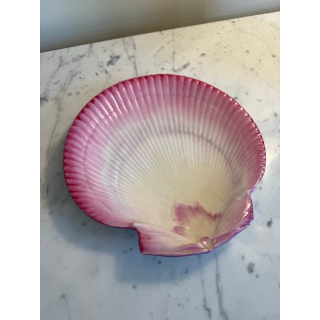 Antique 1891 Wedgwood Pink Majolica Nautilus Dessert Service – 8 Pieces For Sale In Philadelphia - Image 6 of 11