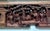 Antique Chinese Carved Wood Door Lintel Framed in Shadow Box For Sale - Image 4 of 12
