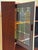 Rosewood Corner Cabinet With Stained Glass Storage Hutch Danish Mid-Century Modern 1960s For Sale - Image 11 of 12