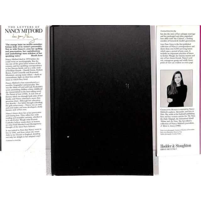 MOSLEY, Charlotte [edited by] [538] pp. Hodder & Stoughton 1933 9 1/2" x 6 1/2" w/ book review laid-in Nancy Mitford died...