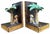 English Vintage Hand-Painted Monkey & Palm Tree Bookends, Pair For Sale - Image 3 of 12