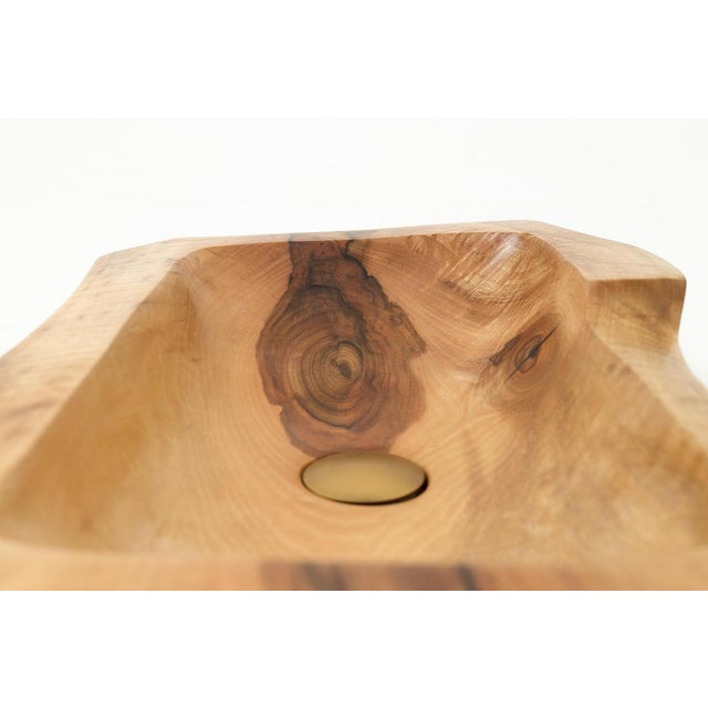 Live Edge Wood Bathroom Sink by Logniture For Sale - Image 8 of 18