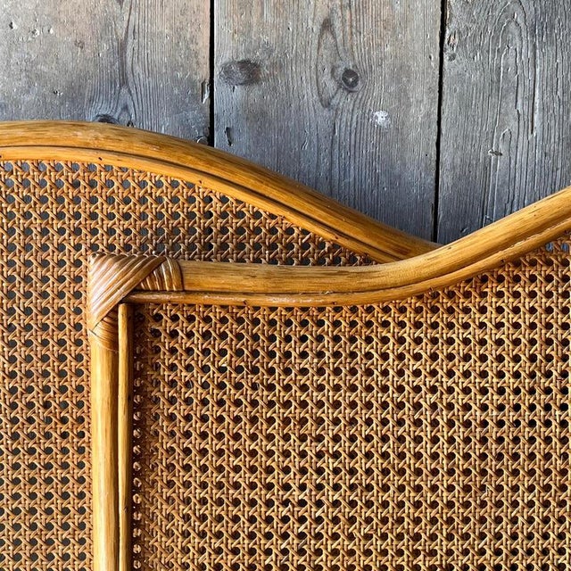 Single Bed Headboards in Cane and Bamboo, Set of 2 For Sale - Image 3 of 12