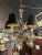 1930s 1930s French Hand Painted Porcelain Five Light Chandelier For Sale - Image 5 of 12