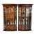 2 Rare Vintage Philip Reinisch Illuminated Curio Cabinet(s)- Solid Wood Excellent Condition For Sale